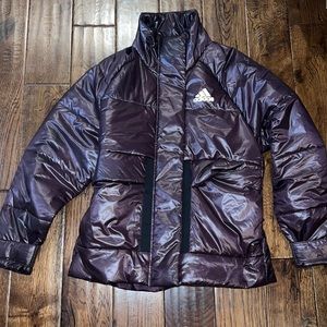 Adidas sporty puffer plum jacket